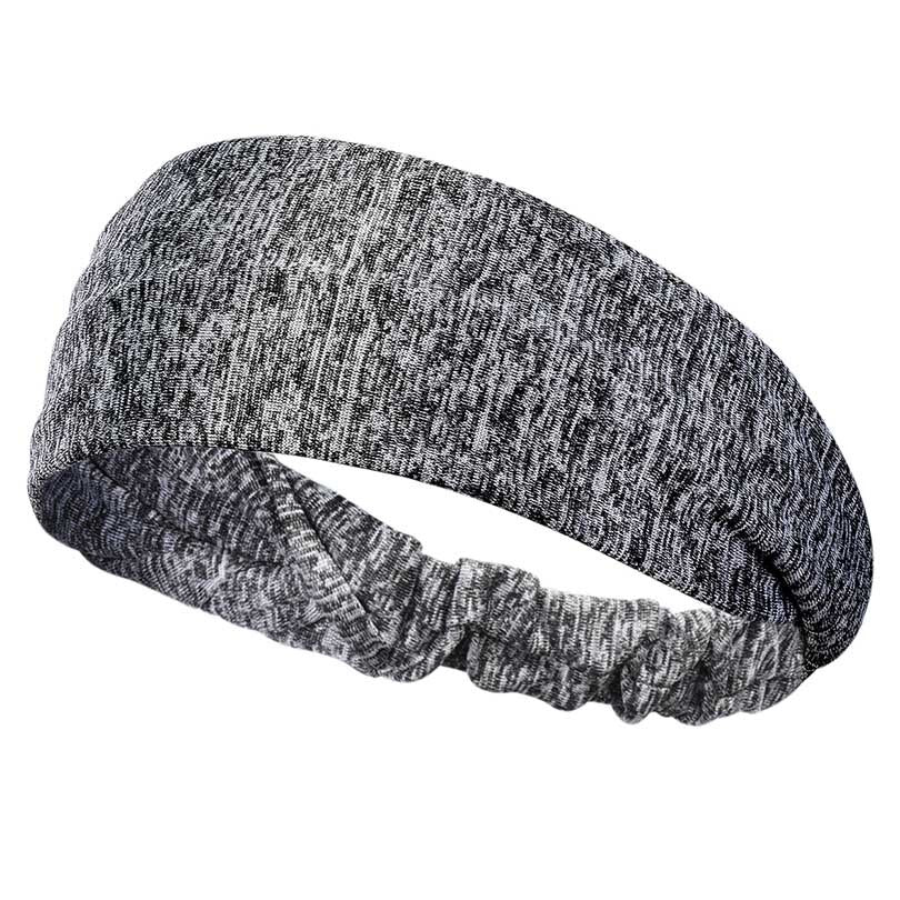 Goodzaz (Gris Foncé + Gris Clair)Bandeau Cheveux Femme Hiver