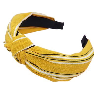 bandeau jaune lignes 