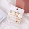 barrettes luxe blanc