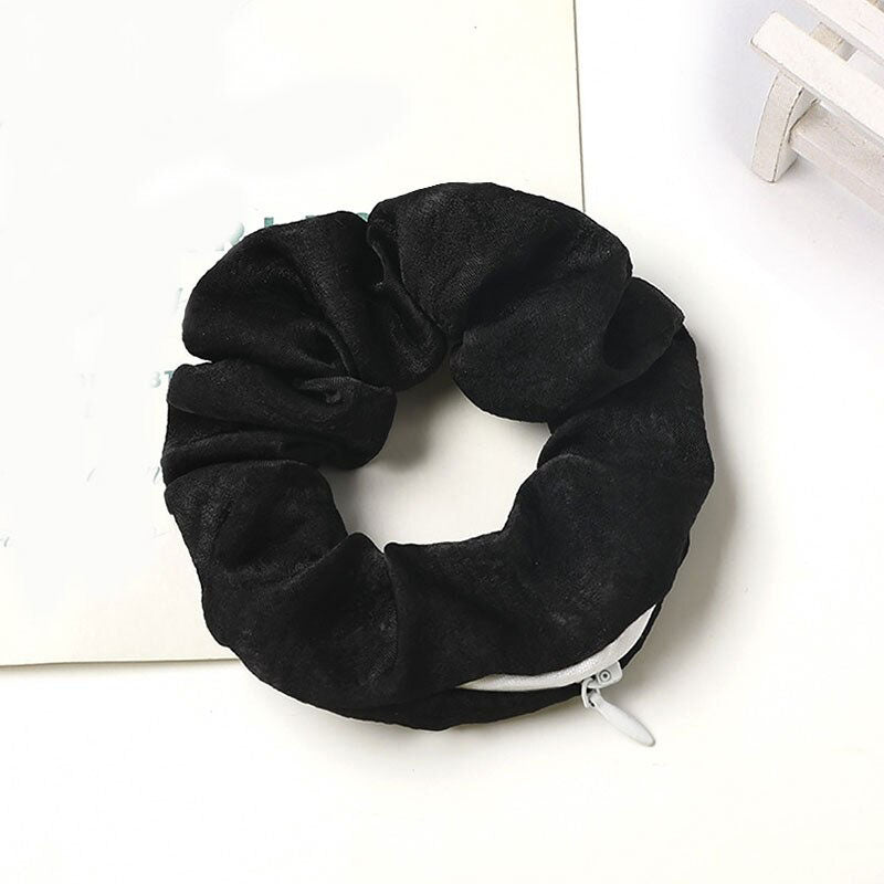 chouchou cheveux noir