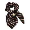 chouchou foulard noir