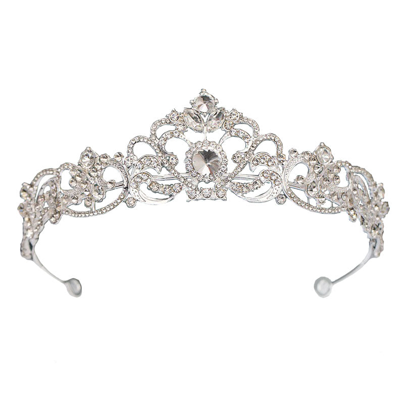 couronne argente diamant