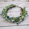 couronne de fleurs bleuets