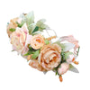 couronne de fleurs orange