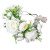 Couronne de fleurs blanches