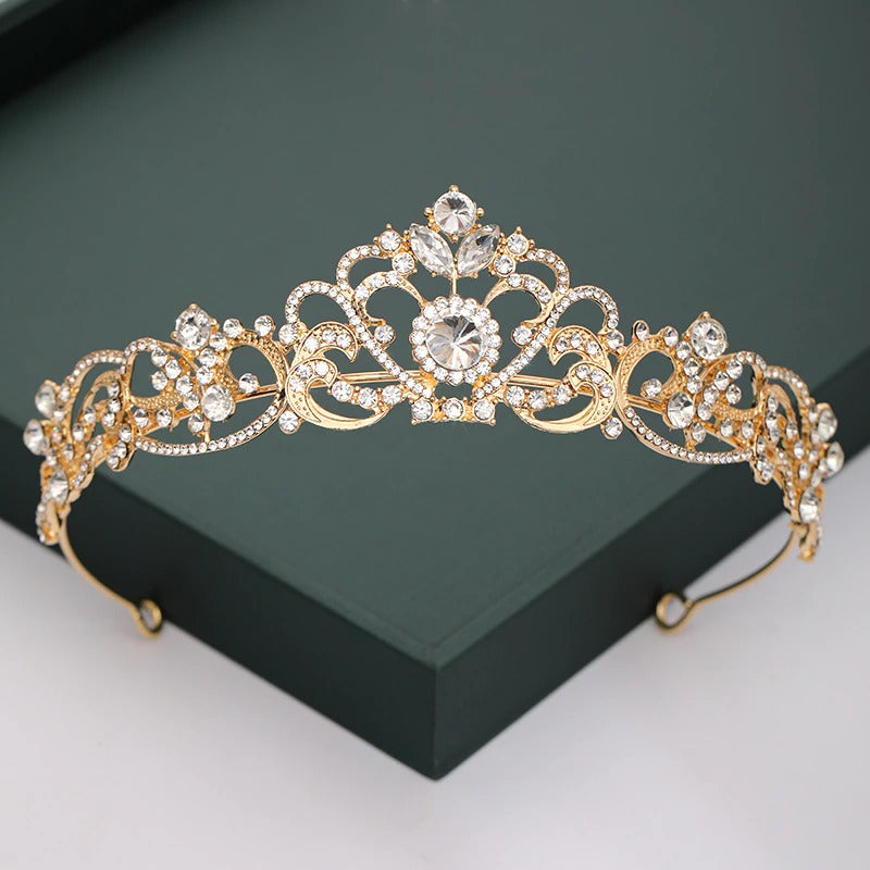 couronne dore diamant 