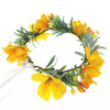 couronne de flers jaune