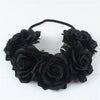 couronne de roses noires