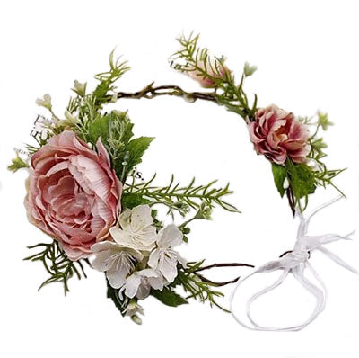 Couronne de pivoines