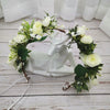 couronne de fleurs romantiques