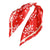 foulard cheveux etoiles rouges