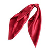 foulard cheveux satin rouge