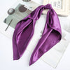 foulard cheveux satin violet