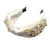 headband blanc mariage