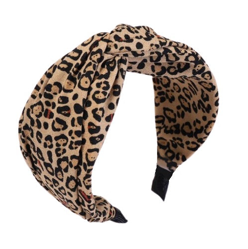 Serre tête leopard femme