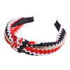 headband rayure rouge