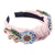 headband rose strass cheveux
