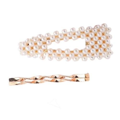 barrettes bijoux perles 