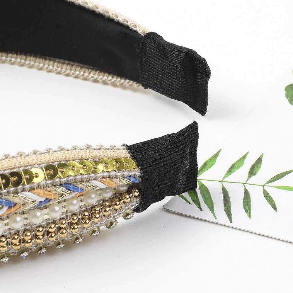 finition serre tete perle