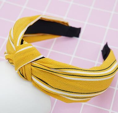 bandeau jaune lignes 