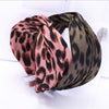 Serre tête Tissu imprimé kaki léopard