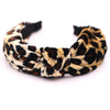 bandeau leopard en velours