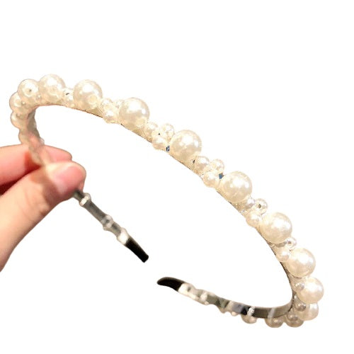 Serre tête ligne de perles variées