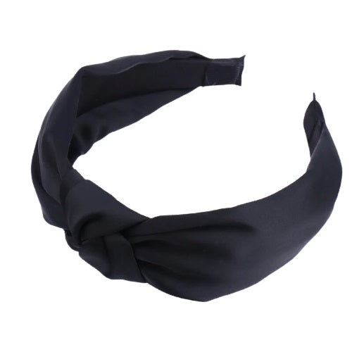 Serre tête tissu noir